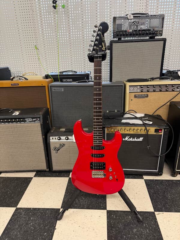 Squier MIJ Contemporary Stratocaster HSS 1986 - 1988 - Torino Red image 1