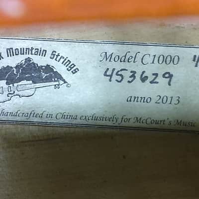 Black Mountain Strings C1000 1/4 Cello serial 453629 2013 - Natural image 2