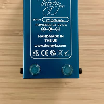 ThorpyFX Tacit Blue Germanium Fuzz 2023 Blue / Black image 7