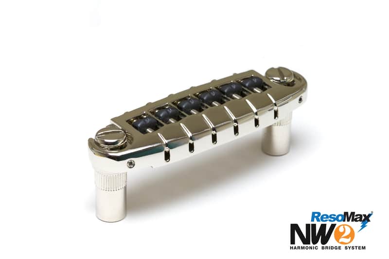 Graph Tech Resomax NW2 String Saver Wraparound Bridge - Nickel, Imperial PS-8593-N0 image 1