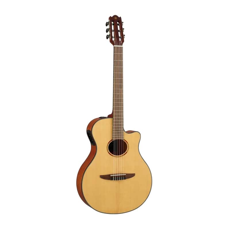 Yamaha NTX1 Thinline Classical Acoustic/Electric, Natural image 1