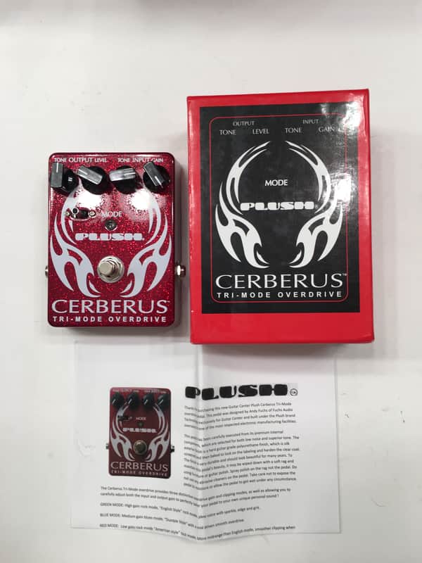 Fuchs Cerberus Plush Tri-Mode Overdrive Guitar Effect Pedal + Original Box image 1