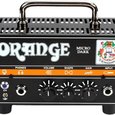 Orange Micro Dark Terror 20 Watt Tube Preamp/ Solid State Hybrid Amp Head image 5
