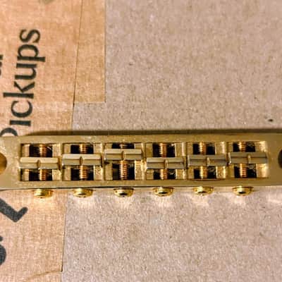 Schaller Gibson Nashville tune-o-matic bridge 2000’s - Gold image 1