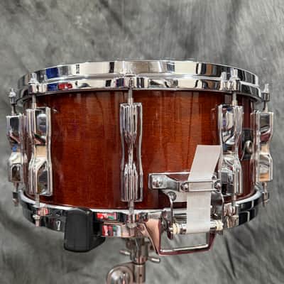 Tama Superstar Mastercraft AW456 6.5x14 Snare 1982 - Super Mahogany image 6