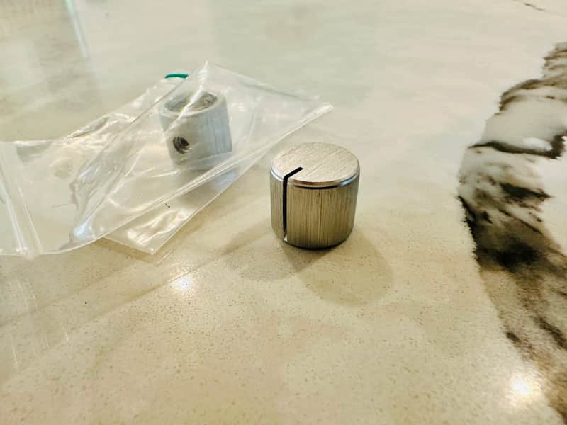 Origin Effects Replacement Pedal Knobs (Set of 2) 2026 - Silver image 1