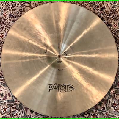 Paiste Formula 602 Seven Sound Set 7 20" Deep Ride from 1975 2353g (Who is E.C.??) image 12