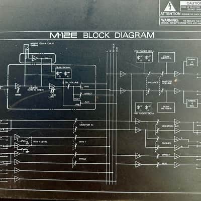 Roland M-12E 12-Channel Line Mixer 1990s - Black Bild 5