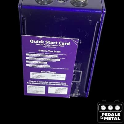 REVV G3 Distortion 2018 - 2021 - Purple - X17646 image 7