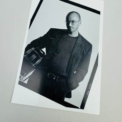 Pearl Artist Promotional Photo Set with Logo Sticker circa 1992-1995 image 6