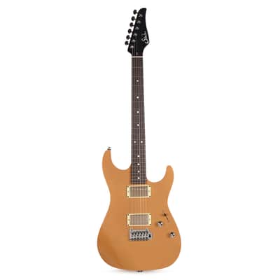 Suhr Pete Thorn Signature Series Standard Vintage Gold HH w/Gotoh 510 Bridge image 4