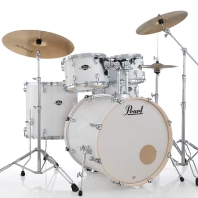 Pearl Export 5-Piece Drum Set - 22" Bass Drum PURE WHITE image 1