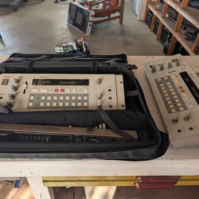 2x Akai EWI 1000 and EWV 2000 analog wind synth