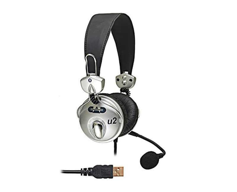 CAD U2 Closed Back USB Headphones with Microphone image 1