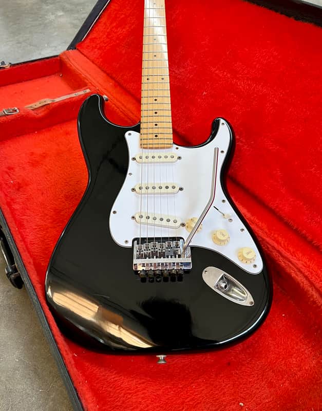 Fender Stratocaster E Serial 1985 Black original vintage MIJ Japan