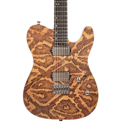 ESP USA Limited Edition TE-II Hardtail Electric Guitar - Snake Skin - #US21176 image 4