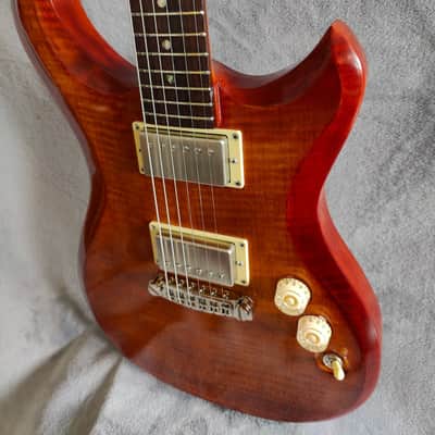 96 art Solid Body Set Neck Doublecut Violin Burst Guitar - Custom Handmade image 9