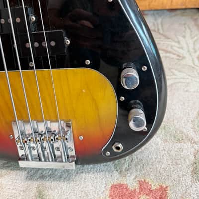 1975 Fender Precision Bass- Sunburst Plays and sounds great! image 4