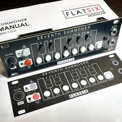 FlatSix Modular Seventh Summoner (Black) - 1U performance sequencer with 6 sequences & chaining image 2