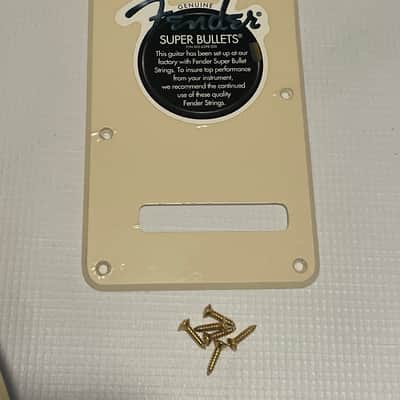 2004 USA Fender American 50th Anniversary Deluxe Stratocaster Cream S1 Switch Loaded Pickguard SC1 Pickups 11 Screw 1 Ply image 2