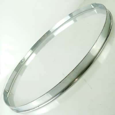 Leedy&Ludwig 16"Single-Flange Snare Drum Resonant Rim/Hoop Chrome-Brass Marching image 4