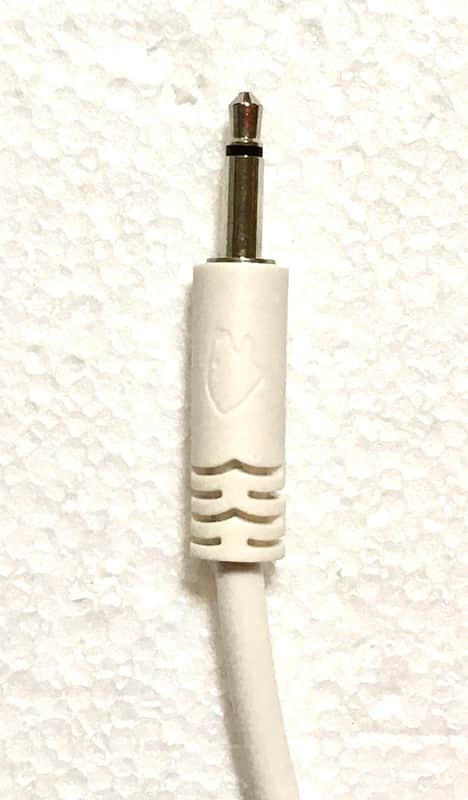 Eurorack Patch Cables pack of 5 White 90cm image 1