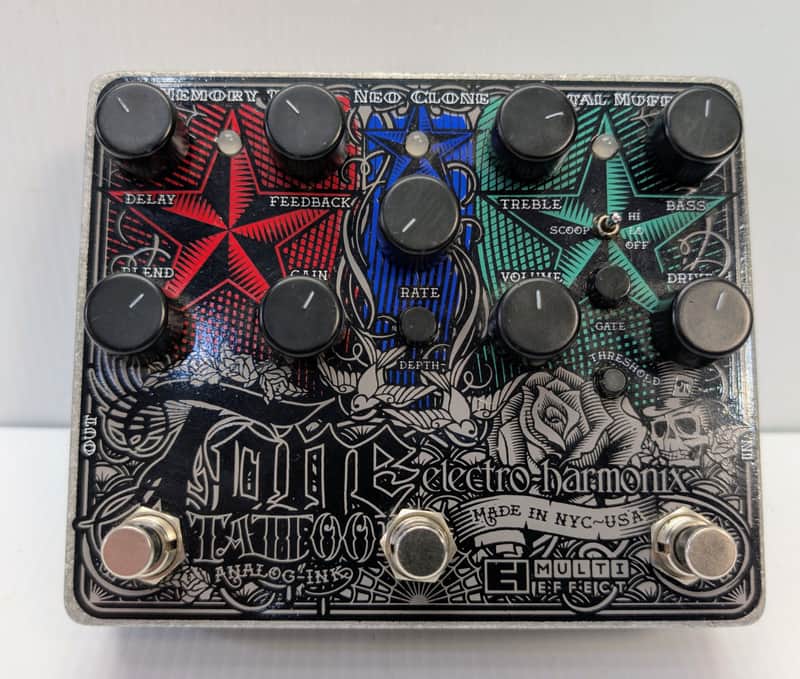Electro-Harmonix Tone Tattoo Multi-Effect Pedal 2012 - Present - Black / Gray image 1