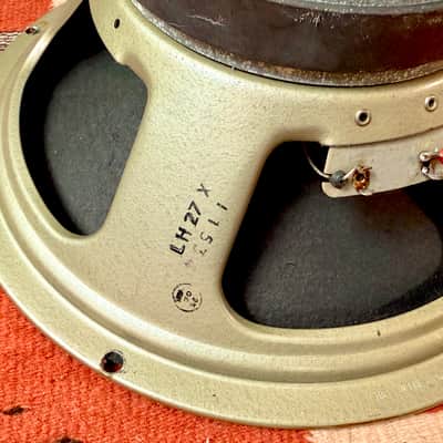 1978 Rola Celestion G12 H 12" Guitar Speaker G12H 1970's Vintage Creamback-Greenback image 4