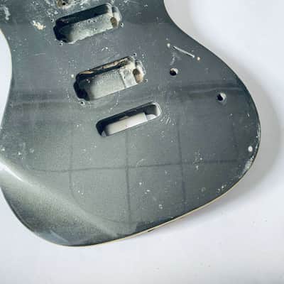 Black Glossy Finish HH Guitar Body image 2