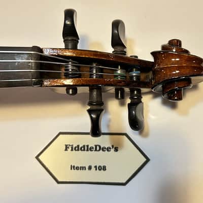 Vintage 4/4 Violin Henri Farny & Cie around 1920 - Varnished Maple & Spruce image 11