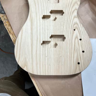 Madlad Instruments Ash Rear Route "Session Legend" PP Bass Precision Bass PBass Style Body - Reverse Bridge Route (custom made with pride in north Texas) image 1