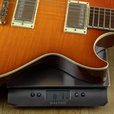 Collings City Limits Deluxe Iced Tea Sunburst Parallelogram Inlays image 6