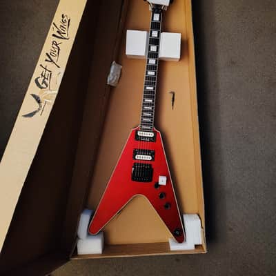 Dean V Select 24 Kahler 2021 - Metallic Red Satin image 1