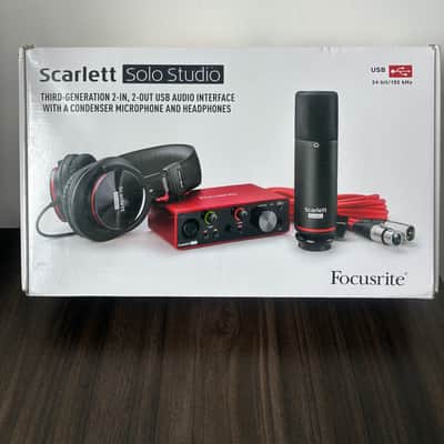 Scarlett Solo Studio 3rd Gen USB Recording Bundle image 1