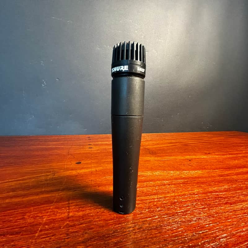 Shure SM57 Cardioid Dynamic Microphone 1984 - Present - Black image 1