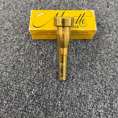 Monette Prana B14S6 Medium Deep Cup 24k Gold Plated Trumpet Mouthpiece image 1