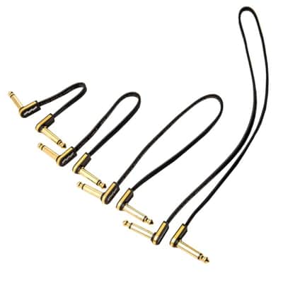 EBS PG-28 Premium Gold Flat Patch Cable, 28cm (11") image 5