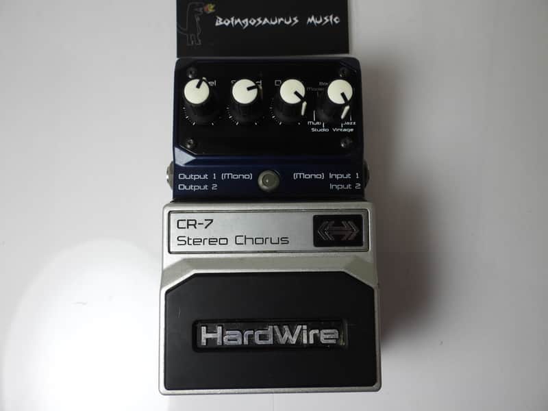 Digitech CR7 Hardwire Stereo Chorus Effects Pedal Free USA