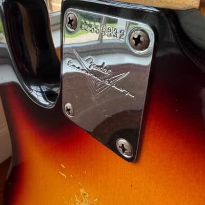 2021 Fender Custom Shop ‘61 Precision Bass Relic - 3 Color Sunburst image 11