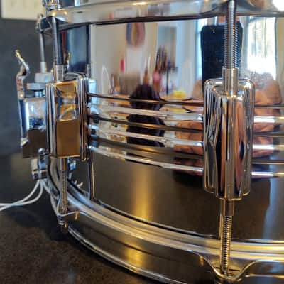 Pearl 6.5x14 Chrome Over Brass 1980 COB Snare image 3