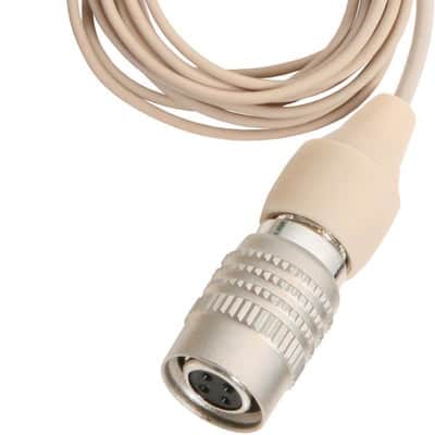 Galaxy Audio CBLAT Replacement Cable with cW-style Connector for Audio-Technica Wireless Headsets - Beige image 2