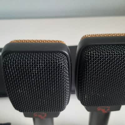 Set of 2x Sennheiser BF509 Black Fire 509 Cardioid Dynamic Microphone 1990s - Black image 6