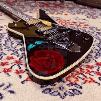 2000 Washburn PS-2000 Rose Paul Stanley Signature USA Custom Shop Limited Edition (46 of 50) w/ Case And COA image 11