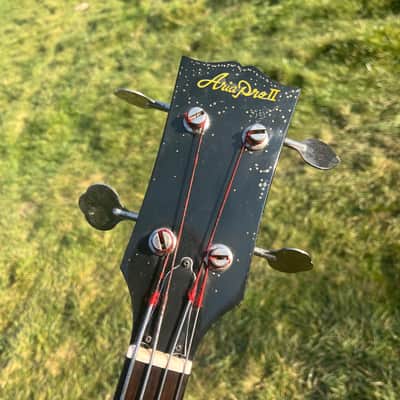 ULTRA RARE 1970's Aria Pro II LB-650 ... SET NECK version (Bill Lawrence Gibson Grabber Humbuckers / 4 Way Gibson Ripper L-9S Rotary Switch / ...) + GIG BAG image 5