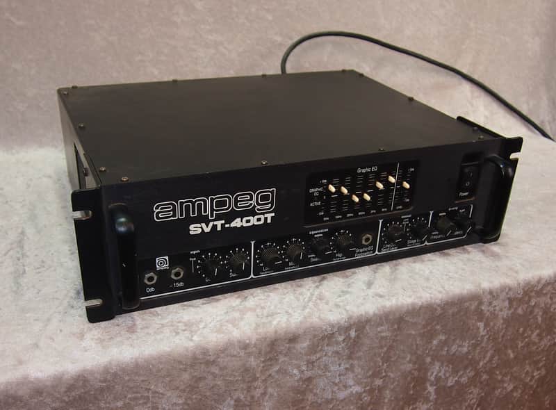 Ampeg SVT-400T 400-Watt Rackmount Bass Amp Head | Reverb