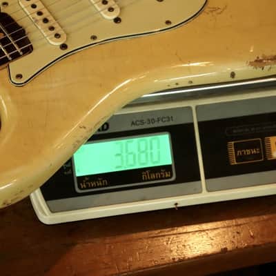 Fender Stratocaster 1960 Original Ash Blonde White image 6
