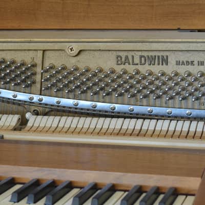 Baldwin Acrosonic 88 Key piano - 1960s - Walnut/ MCM modernist design image 7