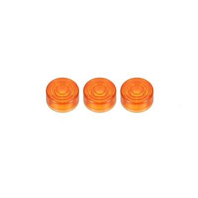 3X Pieces Mooer Candy Foot Switch Topper Effect Pedal Topper Protection Cap for Guitar Pedal Orange image 2