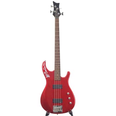 Used Dean Jeff Berlin Electric Bass Guitar - Red image 2