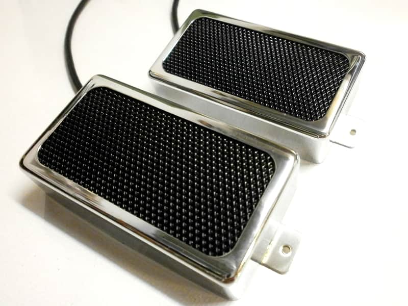 Humbucker Pickups SET Open Cover BLACK FOIL PAF Q Pickups Custom Shop Fits Gibson Epi Greco Ibanez image 1